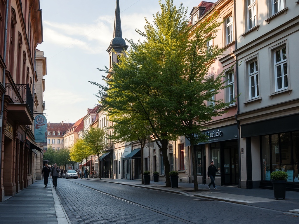 Ilustracja symbolizująca wyzwania demograficzne i radość dzieci w Gorlicach