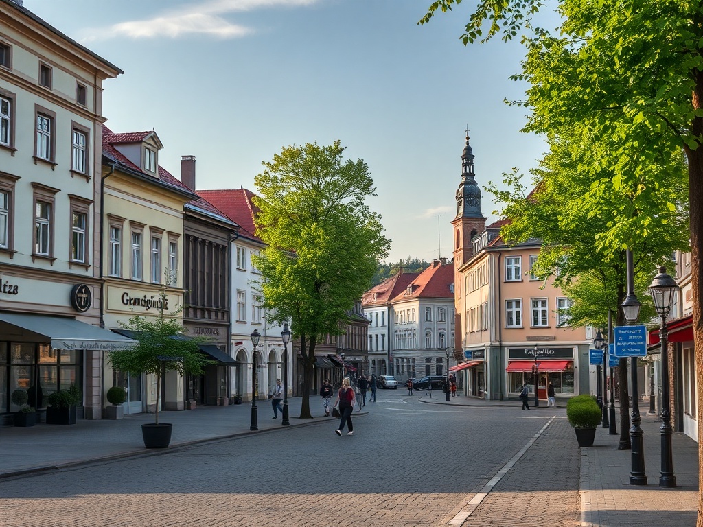 Ilustracja symbolizująca obchody 3 Maja w Gorlicach oraz lokalne wiadomości